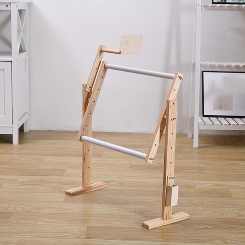 Solid wood cross stitch rack - wood,