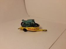 Vintage Matchbox Lesney Honda Motorcycle Trailer - No 38 