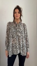 Monsoon Snakeskin Chiffon