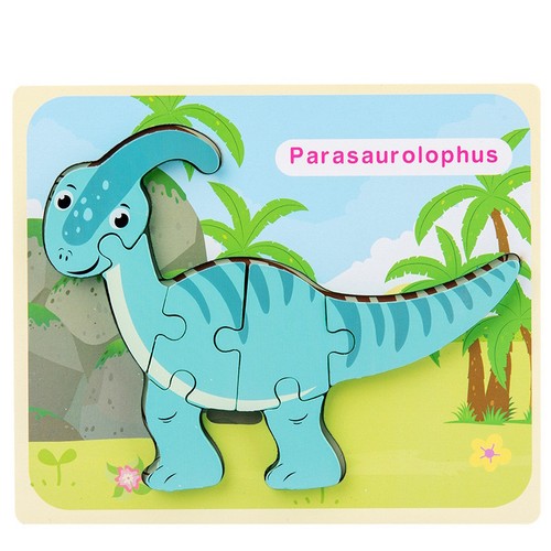 Wooden cartoon dinosaur - wooden,