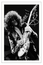 JIMMY PAGE SIGNED PHOTO PRINT