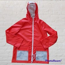 TOPSHOP. Orange Raincoat Size