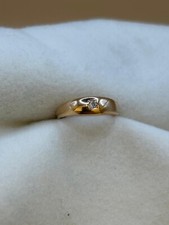 15ct Yellow Gold Diamond Set