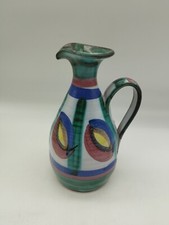 Vintage Tintagel Studio Pottery Earthenware Jug Oil Pourer 14cm Tall Cornwall