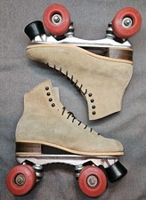 Riedell Tan Suede Leather