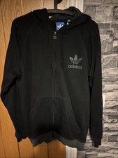 Adidas Black Hoodie With Full