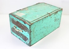 1940s Vintage Teal Wooden