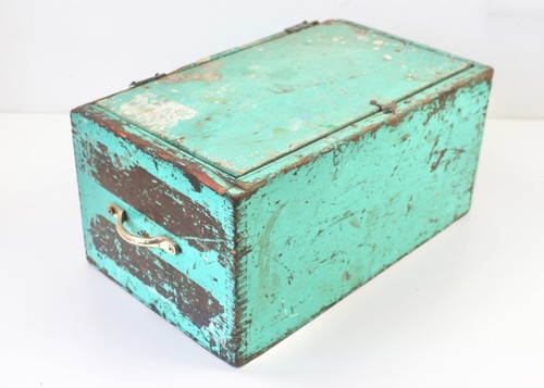 1940s vintage teal wooden - 1940s,