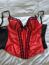 Closer Black and Red Satin