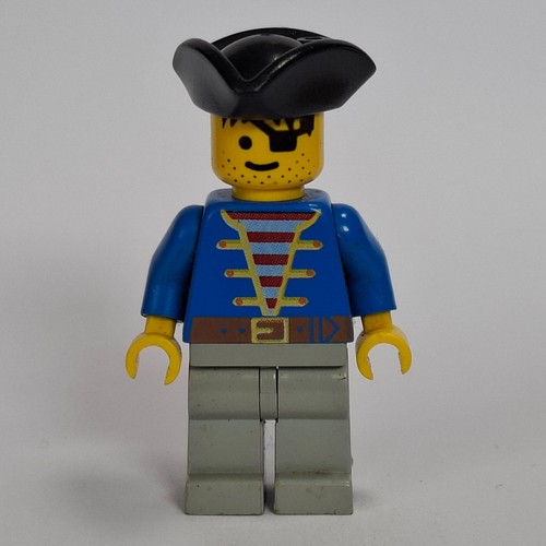 Lego minifigure pirate blue - lego, pirate,