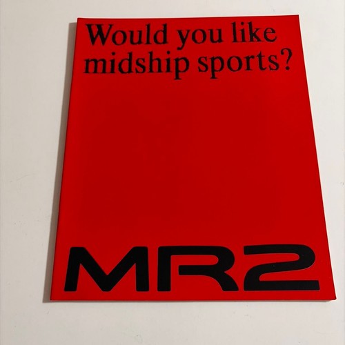 Toyota mr2 catalog would you - mr2,