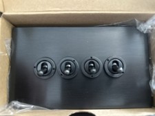 Forbes And Lomax 4gang Toggle Switch Antique Brass