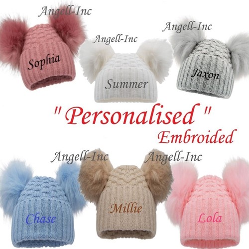 Personalised baby fur - fur, pom