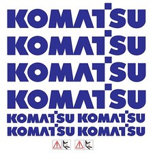 KOMATSU  MINI DIGGER DECALS