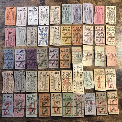 100x transport bus tickets - 100x,