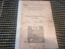 BSA 500/650 unit twins BMS workshop manual  1968