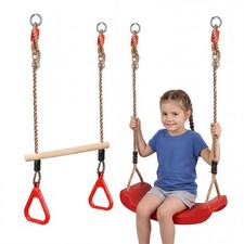 2-in-1 Swing Set and Trapeze