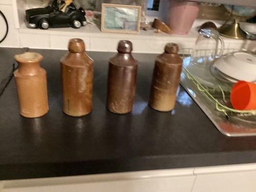 Old lemonade bottles - old,