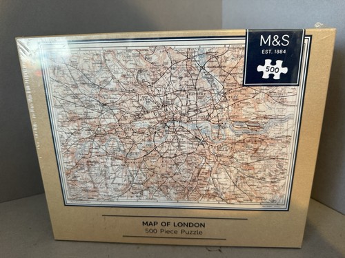 500 piece map london jigsaw - london,