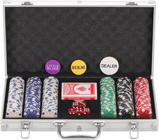 300Pcs Poker Chips Set for