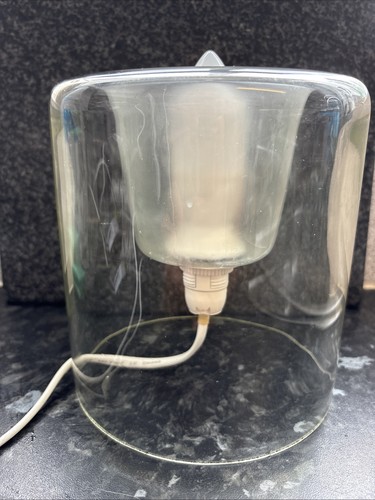 Habitat glass table lamp - table,