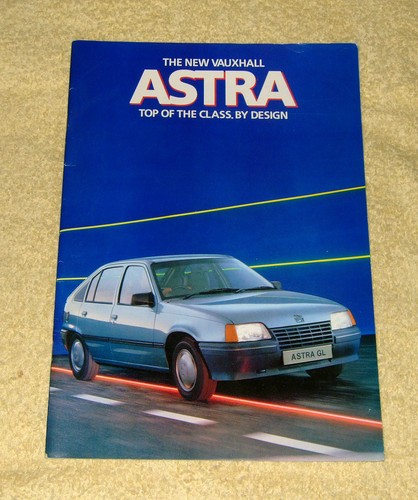 Vauxhall astra mk2 launch - vauxhall,