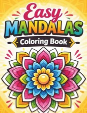 Easy Mandalas Coloring Book