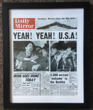 1964 BEATLES ARRIVE YEAH 