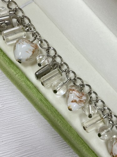 White glass crystal - white,