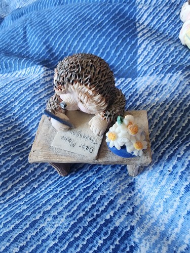Hedgehog ornament sat a - hedgehog,