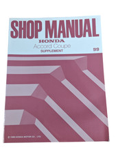 Honda Accord Coupe Supplement