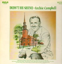 Archie Campbell Didnt He Shine