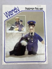Wendy 2261 - Postman Pat & Jess the cat doll/toy DK Knitting Pattern