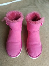 UGG Austrailia Boots BaileyButtonSheepskin Pink Size7.5 BWOB 8-52