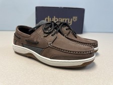 Dubarry of Ireland Men's Regatta Donkey Brown NB Deck Shoes, New w/ Tags
