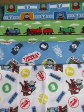 1 Metre Thomas the Tank Engine and Friends Trains Quilt Cotton Fabric 4 designs