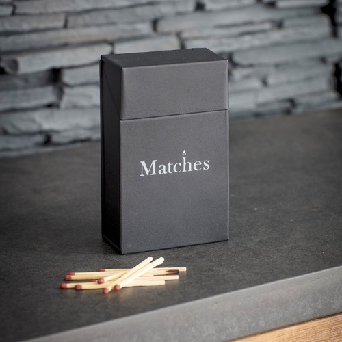 Steel vintage safety matchbox - safety,