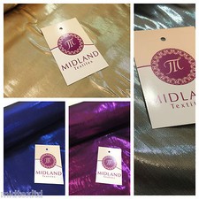 Metallic Lurex shiny foil lame