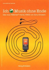 Old Advertising Card Walkman