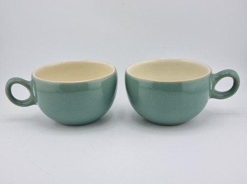 Denby manor green - tea, cups