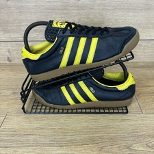 Adidas Shoes Men’s Size UK 7 Oslo Originals Black Yellow Leather Spzl Trainers