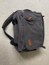 Estarer Camera Bag Made of Water-Resistant Canvas, 14/15.6 inches, Grey