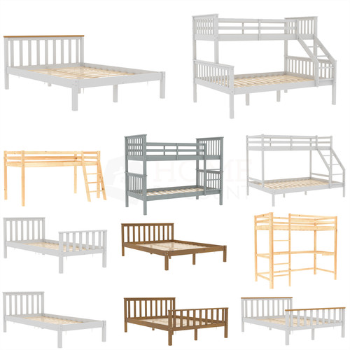 Wood bed single double king - wood,