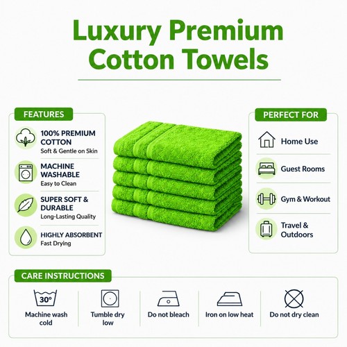 1x2x6 pack 100 - cotton, guest