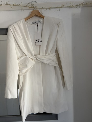 Bnwt zara white ruched mini - bnwt,