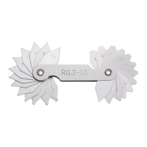 Radius gauge alloy - r0.3-1.5,
