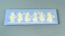 VICTORIAN JASPERWARE DANCING HOURS PLAQUE WEDGWOOD POTTERY ANTIQUE