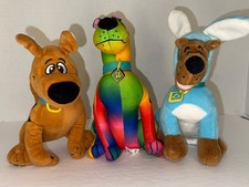 Lot Of 3 Small Plush Scooby Doo 7.5”, 7.5”, 9”