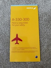 Iberia A330-300 Safety Card
