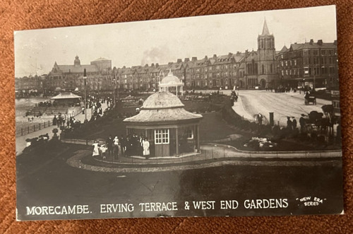 Antique postcard morecambe - antique,
